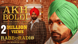 AKH BOLDI Lyrics - Ammy Virk