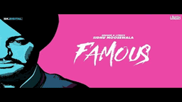 Famous Lyrics - Sidhu Moose Wala | Punjabi Song